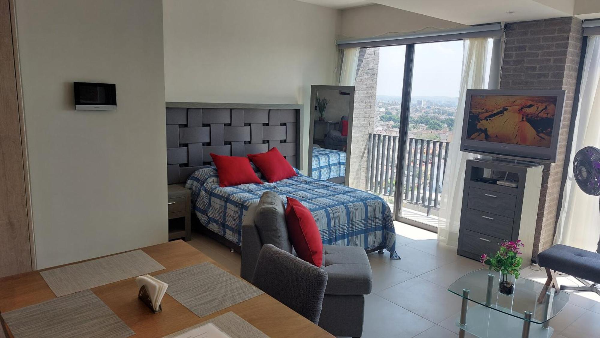 Loft Estudio Completo Vista Panoramica Piso 14 Yu Guadalajara
