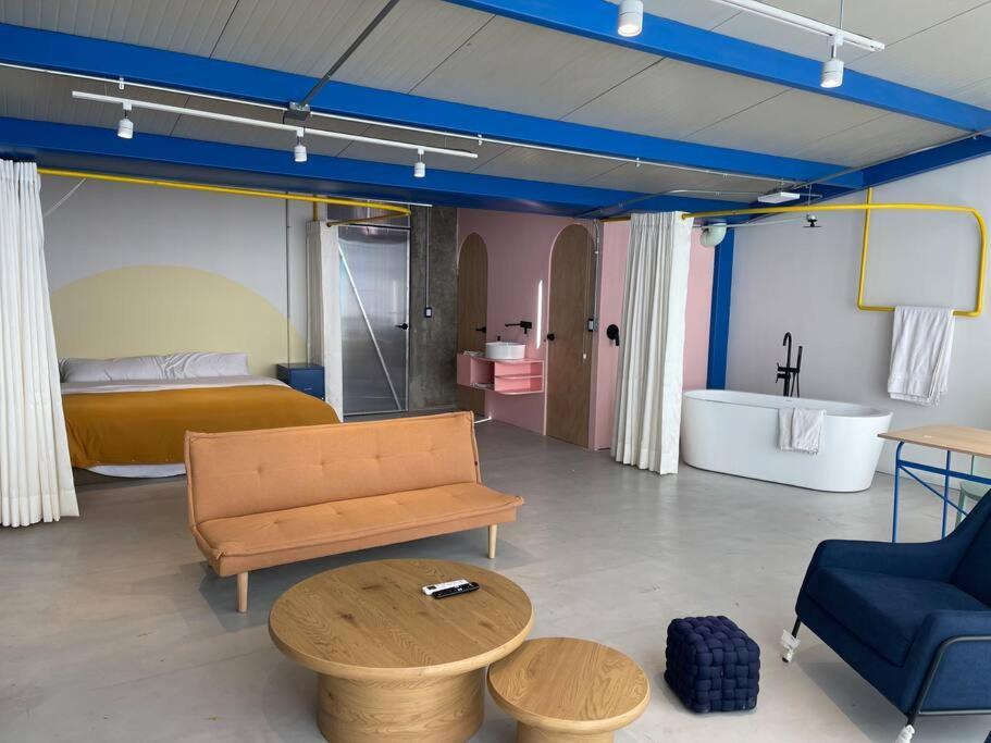 Apartamento Aesthetic & Colorido Loft Con Tina Cerca Al Telmex *