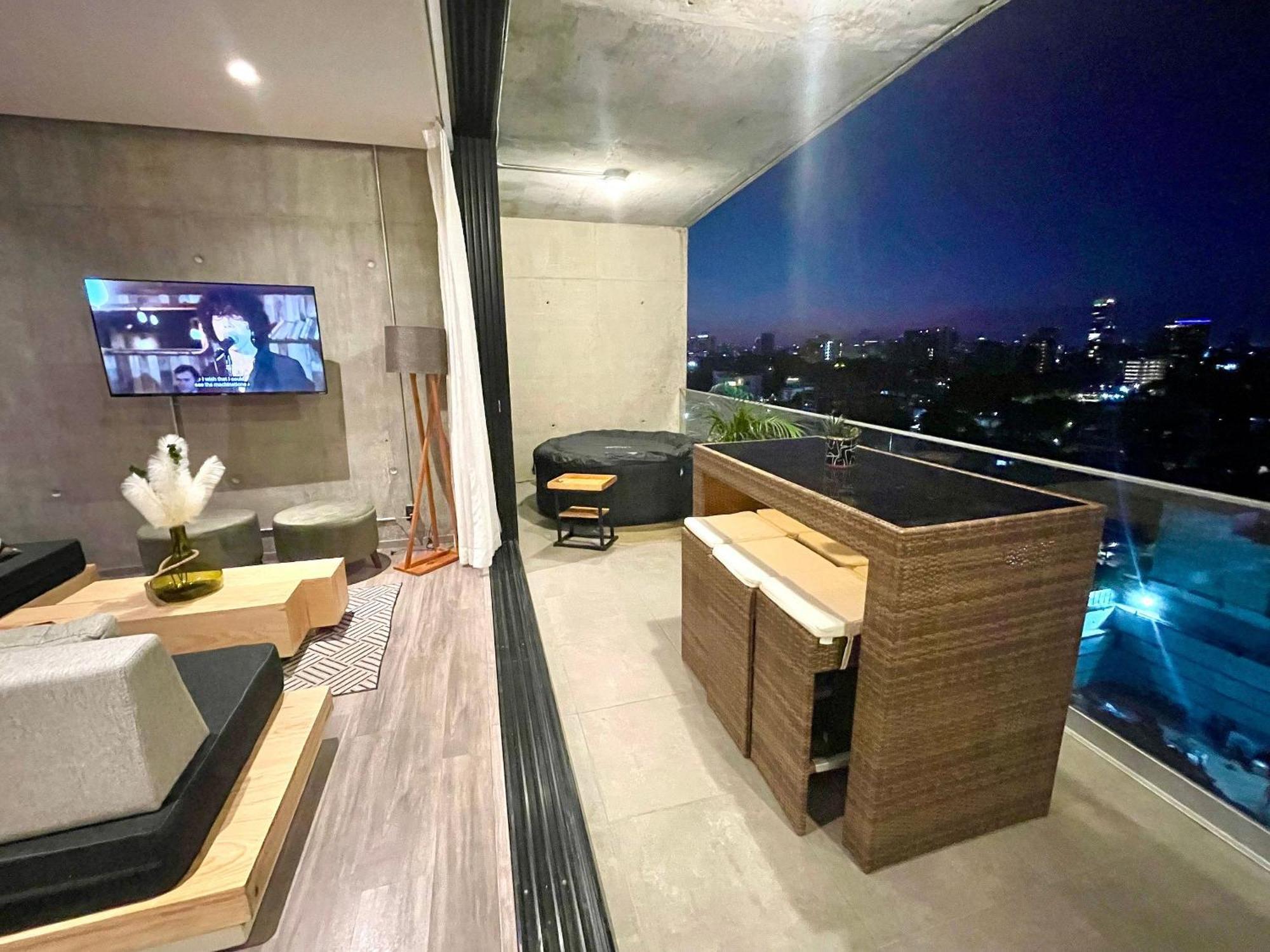 Apartamento Espectacular Diseno, Terraza Con Hamaca Y Jacuzzi Guadalajara