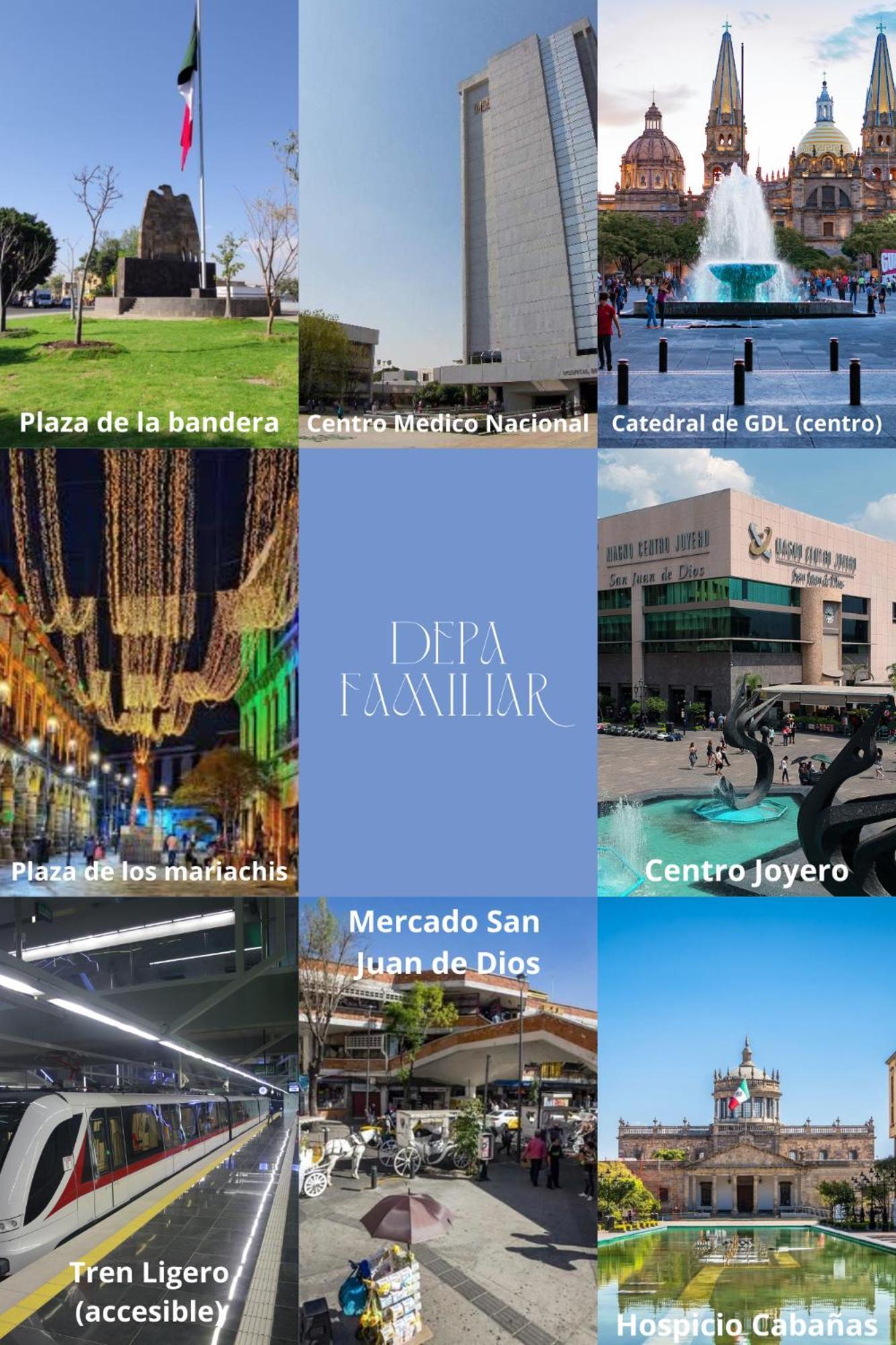 Depa Familiar Centrico Gdl Con Estacionamiento Apartamento Guadalajara
