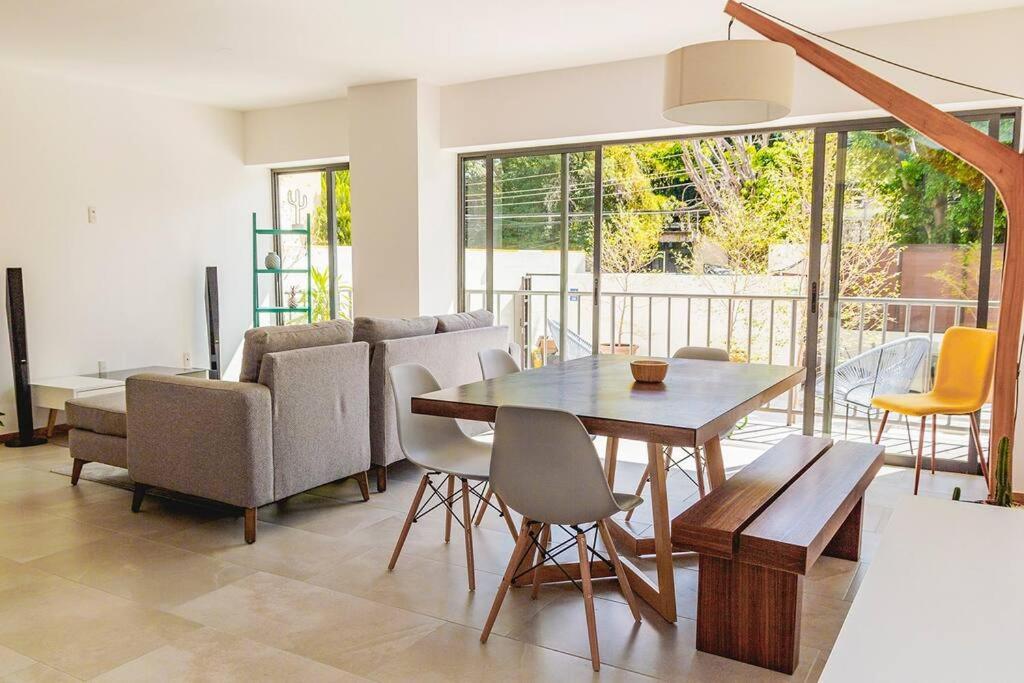 100mb Apt With Rooftop & Swimming Pool Apartamento Guadalajara