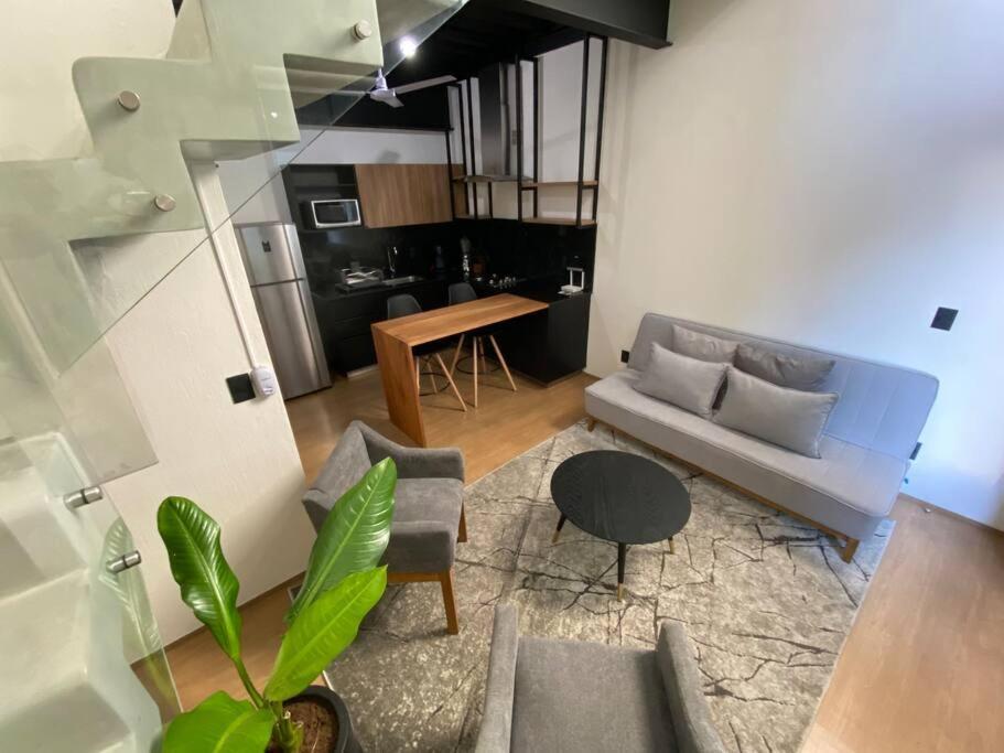 Loft Doble Altura / Chapu 102 @serra Apartamento *