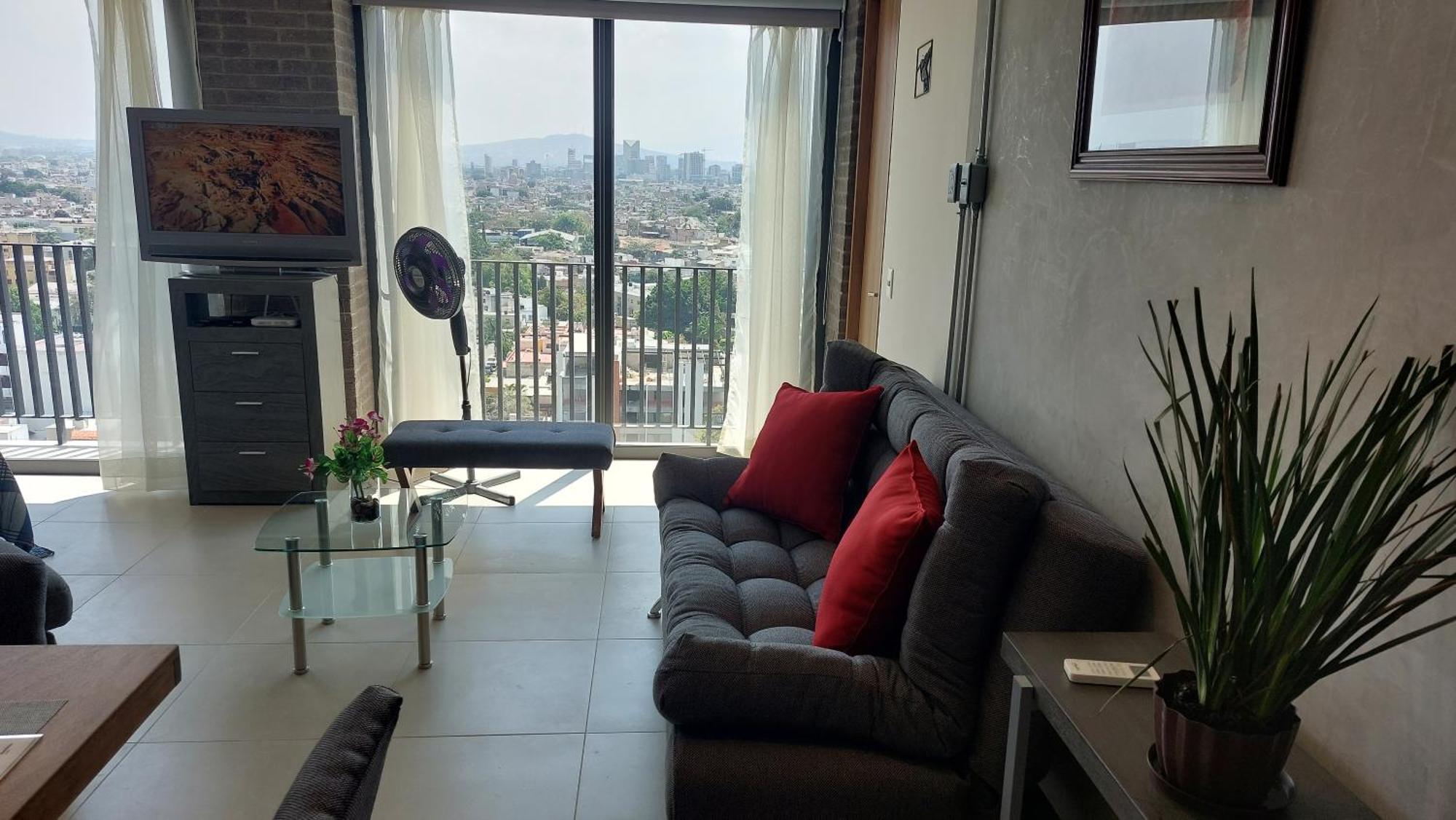 Apartamento Loft Estudio Completo Vista Panoramica Piso 14 Yu Guadalajara