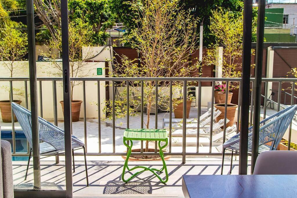 100mb Apt With Rooftop & Swimming Pool Guadalajara
