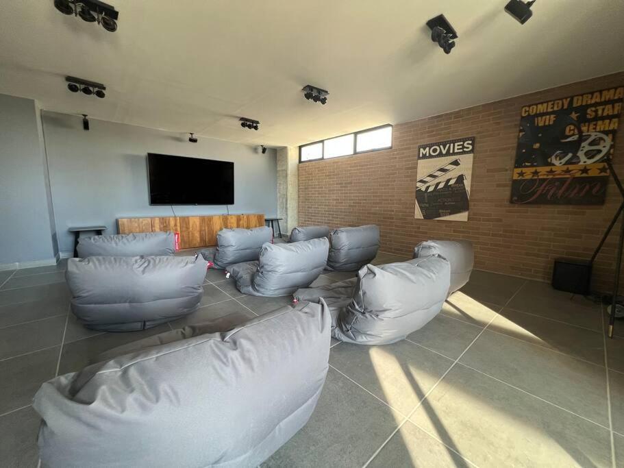 Apartamento Depa Boho Al Sur Pet Friendly Piscina Gym Sala De Cine *