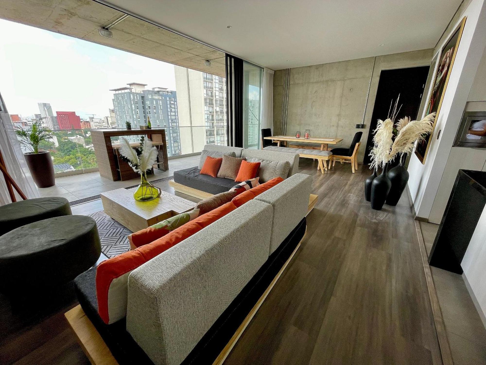 Apartment Espectacular Diseno, Terraza Con Hamaca Y Jacuzzi Guadalajara